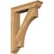Ekena Millwork Westlake Traditional Rough Sawn Bracket w/ Offset Brace, Western Red Cedar, 6"W x 26"D x 34"H BKT0604X26X34WTL01RWR - alternate 1